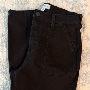 Evereve Black Buttoned Pants